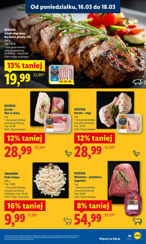 Lidl - gazetka promocyjna Oferta od poniedziałku od poniedziałku 16.03 do środy 18.03 - strona 47