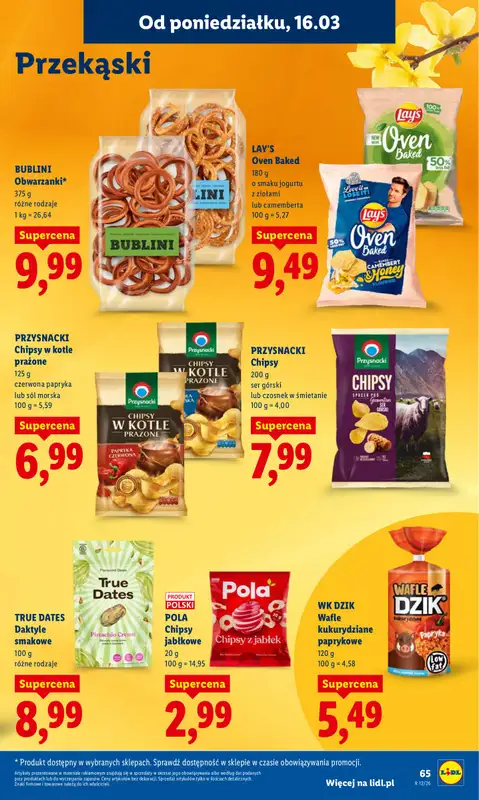 Lidl - gazetka promocyjna Oferta od poniedziałku od poniedziałku 16.03 do środy 18.03 - strona 67