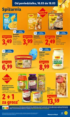 Lidl - gazetka promocyjna Oferta od poniedziałku od poniedziałku 16.03 do środy 18.03 - strona 69