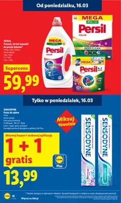 Lidl - gazetka promocyjna Oferta od poniedziałku od poniedziałku 16.03 do środy 18.03 - strona 16