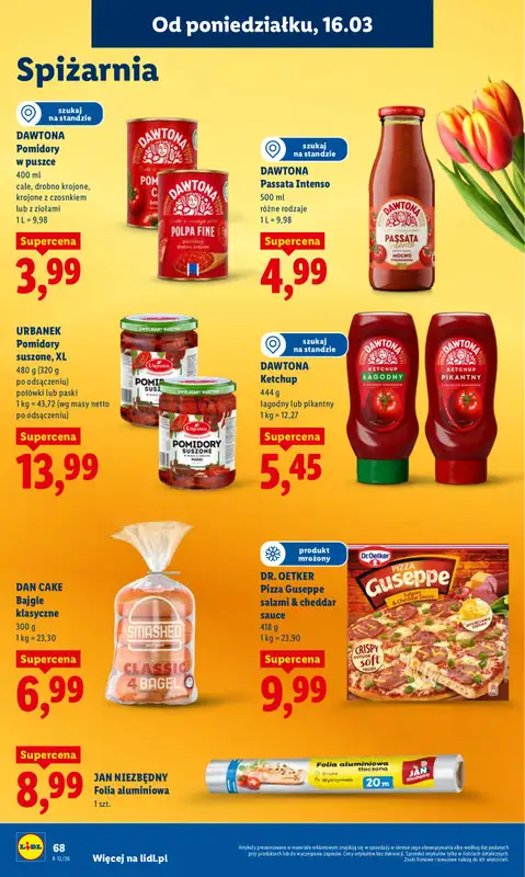 Lidl - gazetka promocyjna Oferta od poniedziałku od poniedziałku 16.03 do środy 18.03 - strona 70