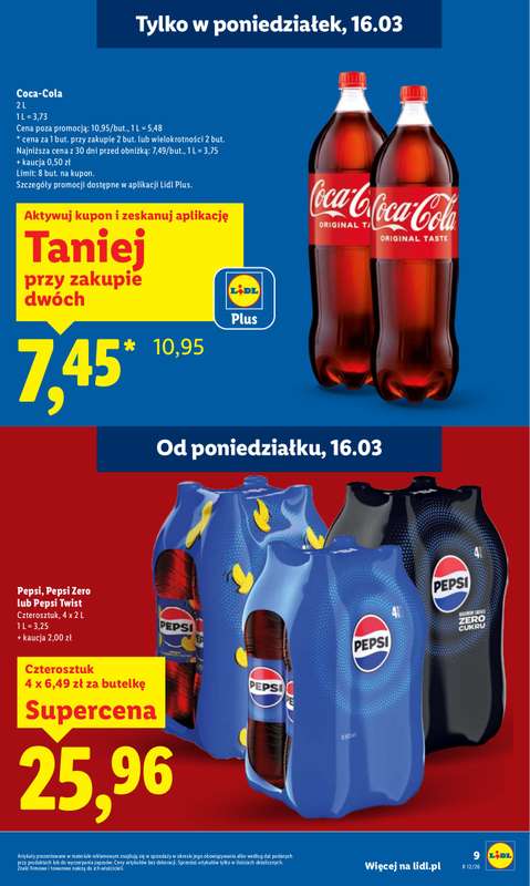 Lidl - gazetka promocyjna Oferta od poniedziałku od poniedziałku 16.03 do środy 18.03 - strona 9