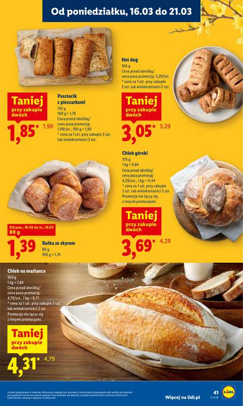 Lidl - gazetka promocyjna Oferta od poniedziałku od poniedziałku 16.03 do środy 18.03 - strona 43