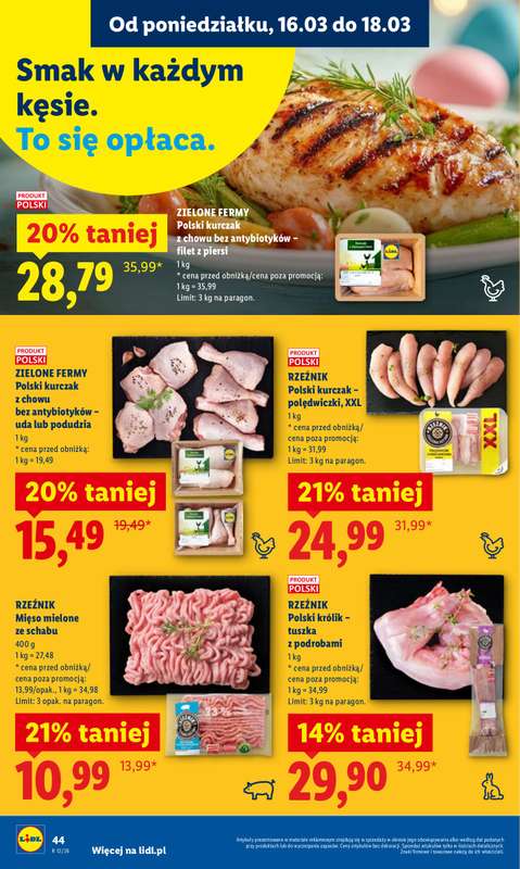 Lidl - gazetka promocyjna Oferta od poniedziałku od poniedziałku 16.03 do środy 18.03 - strona 46