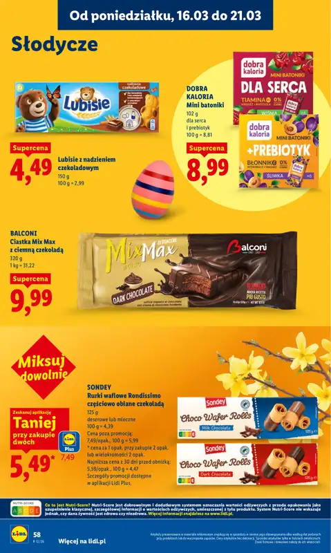 Lidl - gazetka promocyjna Oferta od poniedziałku od poniedziałku 16.03 do środy 18.03 - strona 60