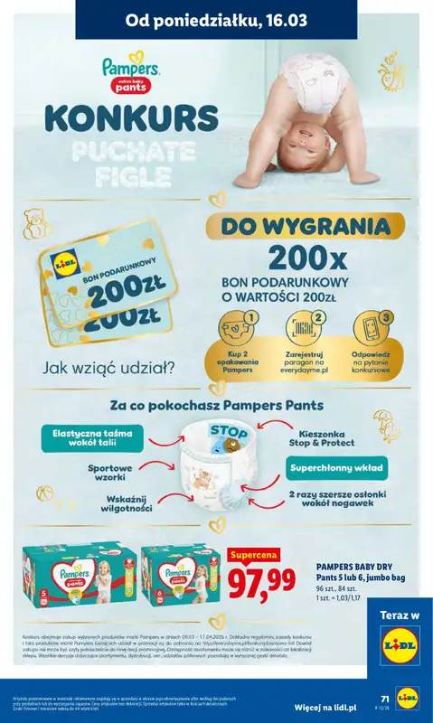 Lidl - gazetka promocyjna Oferta od poniedziałku od poniedziałku 16.03 do środy 18.03 - strona 73