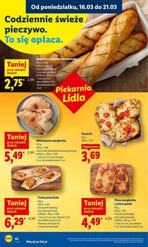 Lidl - gazetka promocyjna Oferta od poniedziałku od poniedziałku 16.03 do środy 18.03 - strona 44