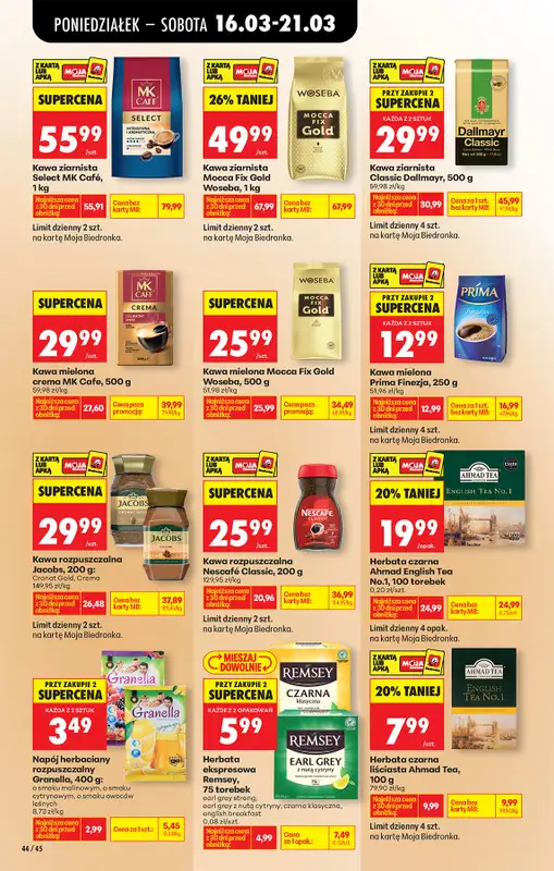 Biedronka - gazetka promocyjna Od poniedziałku, Z ladą tradycyjną od poniedziałku 16.03 do soboty 21.03 - strona 52