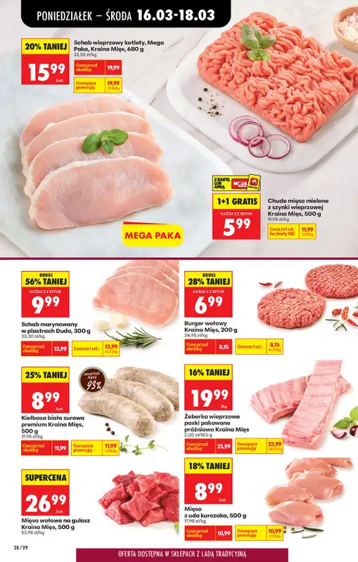 Biedronka - gazetka promocyjna Od poniedziałku, Z ladą tradycyjną od poniedziałku 16.03 do soboty 21.03 - strona 34