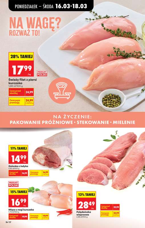Biedronka - gazetka promocyjna Od poniedziałku, Z ladą tradycyjną od poniedziałku 16.03 do soboty 21.03 - strona 32