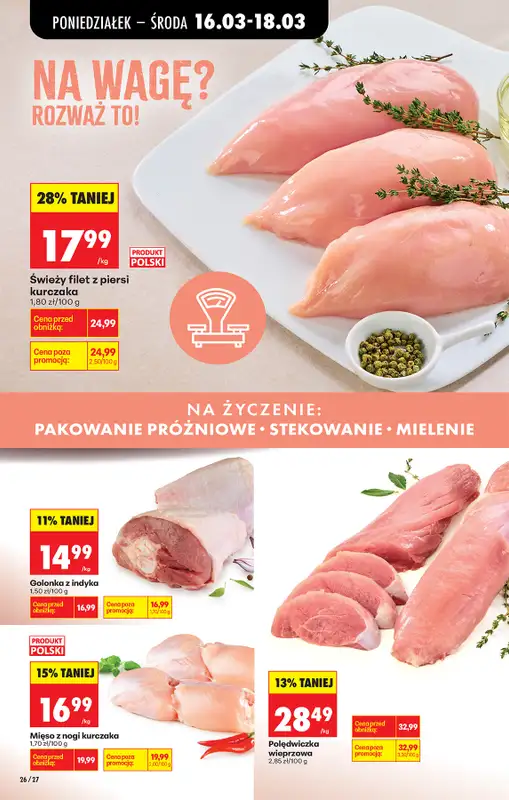 Biedronka - gazetka promocyjna Od poniedziałku, Z ladą tradycyjną od poniedziałku 16.03 do soboty 21.03 - strona 32