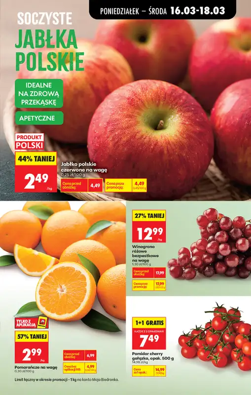 Biedronka - gazetka promocyjna Od poniedziałku, Z ladą tradycyjną od poniedziałku 16.03 do soboty 21.03 - strona 27
