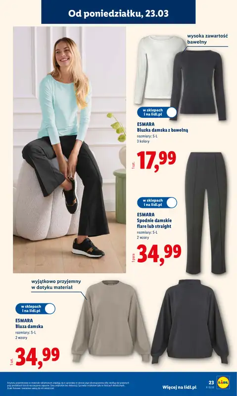 Lidl - gazetka promocyjna Katalog od poniedziałku 23.03 do niedzieli 29.03 - strona 23