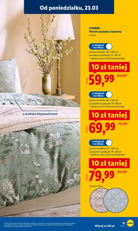 Lidl - gazetka promocyjna Katalog od poniedziałku 23.03 do niedzieli 29.03 - strona 11