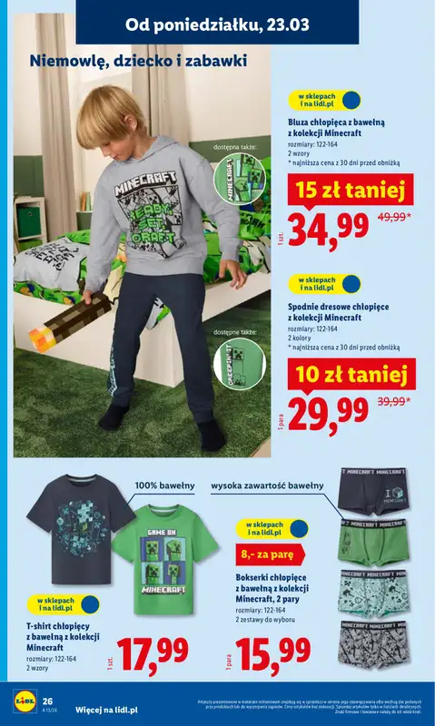 Lidl - gazetka promocyjna Katalog od poniedziałku 23.03 do niedzieli 29.03 - strona 26