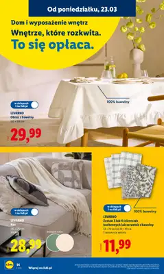 Lidl - gazetka promocyjna Katalog od poniedziałku 23.03 do niedzieli 29.03 - strona 14