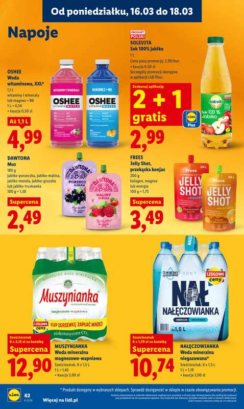 Lidl - gazetka promocyjna Oferta od poniedziałku od poniedziałku 16.03 do środy 18.03 - strona 64