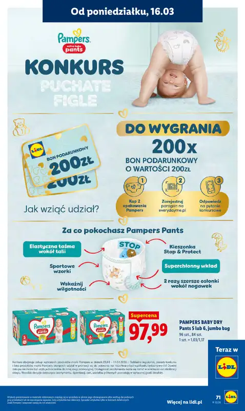 Lidl - gazetka promocyjna Oferta od poniedziałku od poniedziałku 16.03 do środy 18.03 - strona 73