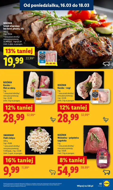 Lidl - gazetka promocyjna Oferta od poniedziałku od poniedziałku 16.03 do środy 18.03 - strona 47