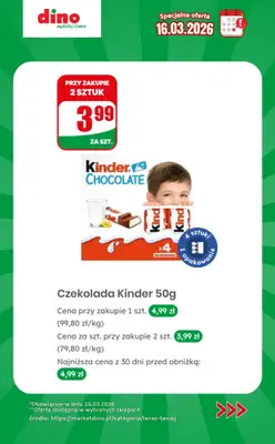Dino - gazetka promocyjna Specjalna oferta na 16.03.2026 - promocje spoza gazetki od poniedziałku 16.03 do poniedziałku 16.03 - strona 10
