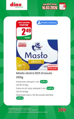 Dino - gazetka promocyjna Specjalna oferta na 16.03.2026 - promocje spoza gazetki od poniedziałku 16.03 do poniedziałku 16.03 - strona 5