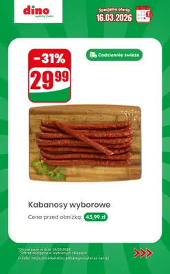 Dino - gazetka promocyjna Specjalna oferta na 16.03.2026 - promocje spoza gazetki od poniedziałku 16.03 do poniedziałku 16.03 - strona 6