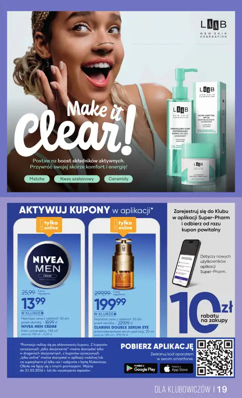 Super-Pharm - gazetka promocyjna Gazetka Mali pomocnicy twojej codzienności od środy 18.03 do wtorku 31.03 - strona 19