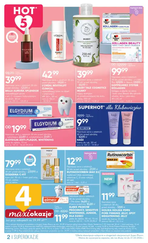 Super-Pharm - gazetka promocyjna Gazetka Mali pomocnicy twojej codzienności od środy 18.03 do wtorku 31.03 - strona 2