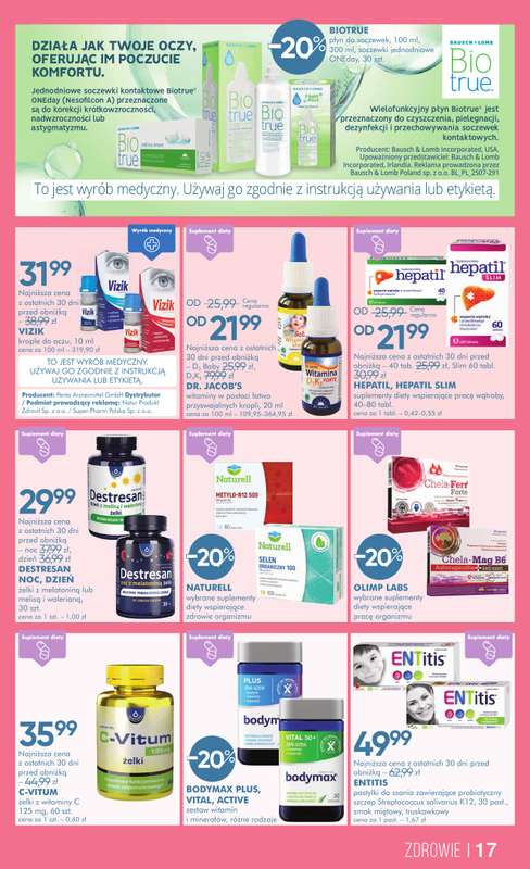 Super-Pharm - gazetka promocyjna Gazetka Mali pomocnicy twojej codzienności od środy 18.03 do wtorku 31.03 - strona 17