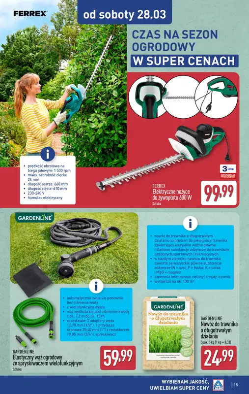 Aldi - gazetka promocyjna Aldi ma to coś! od środy 25.03 do soboty 28.03 - strona 15