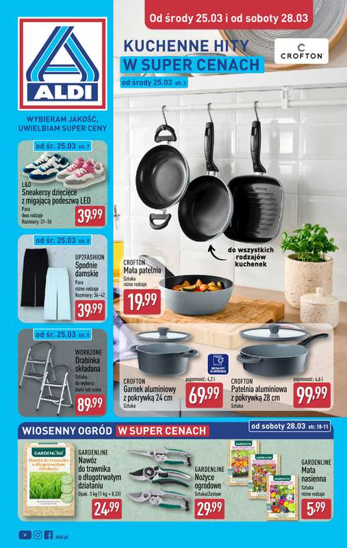 Aldi - gazetka promocyjna Aldi ma to coś! od środy 25.03 do soboty 28.03