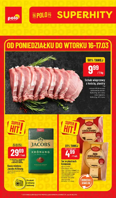 POLOmarket - gazetka promocyjna Super hity  