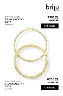 Briju - gazetka promocyjna Targi Ślubne oferta od poniedziałku 16.03 do soboty 21.03 - strona 7