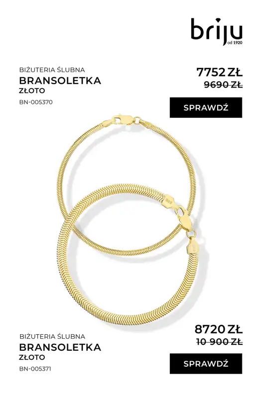 Briju - gazetka promocyjna Targi Ślubne oferta od poniedziałku 16.03 do soboty 21.03 - strona 7