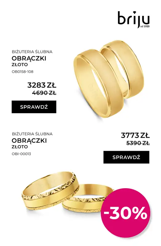 Briju - gazetka promocyjna Targi Ślubne oferta od poniedziałku 16.03 do soboty 21.03 - strona 12