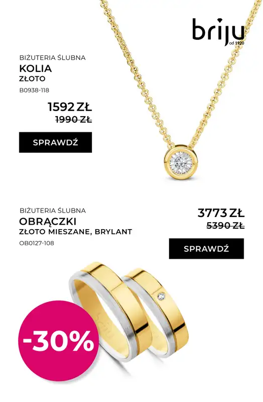 Briju - gazetka promocyjna Targi Ślubne oferta od poniedziałku 16.03 do soboty 21.03 - strona 10