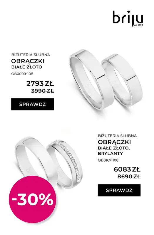 Briju - gazetka promocyjna Targi Ślubne oferta od poniedziałku 16.03 do soboty 21.03 - strona 6