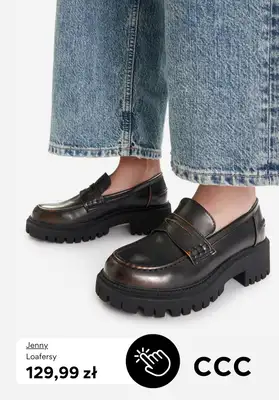 CCC - gazetka promocyjna Mokasyny, loafersy, lordsy, baleriny damskie od poniedziałku 16.03  - strona 6