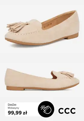 CCC - gazetka promocyjna Mokasyny, loafersy, lordsy, baleriny damskie od poniedziałku 16.03  - strona 2