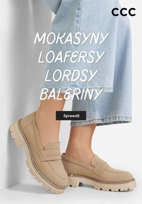CCC - gazetka promocyjna Mokasyny, loafersy, lordsy, baleriny damskie od poniedziałku 16.03 