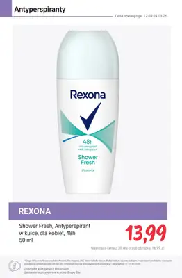 Rossmann - gazetka promocyjna -50% na drugi wybrany produkt marek: Rexona, Neutrogena, BiC, Veet... od poniedziałku 16.03 do środy 25.03 - strona 13