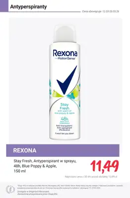 Rossmann - gazetka promocyjna -50% na drugi wybrany produkt marek: Rexona, Neutrogena, BiC, Veet... od poniedziałku 16.03 do środy 25.03 - strona 14