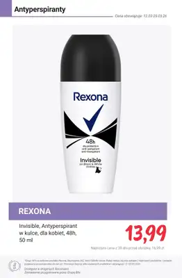 Rossmann - gazetka promocyjna -50% na drugi wybrany produkt marek: Rexona, Neutrogena, BiC, Veet... od poniedziałku 16.03 do środy 25.03 - strona 11