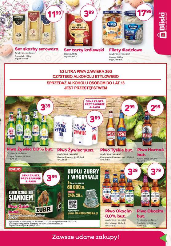 Bliski - gazetka promocyjna Gazetka od wtorku 17.03 do niedzieli 05.04 - strona 3