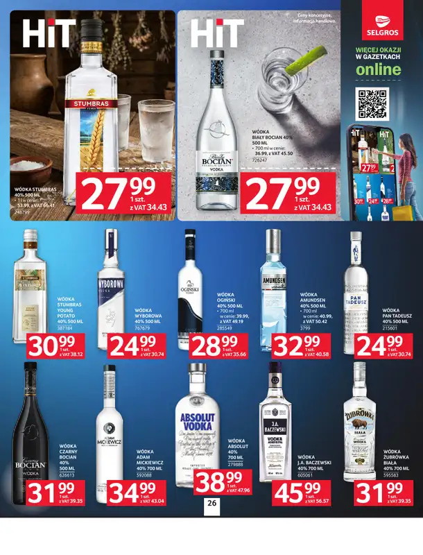 Selgros - gazetka promocyjna Oferta spożywcza od czwartku 19.03 do środy 25.03 - strona 26