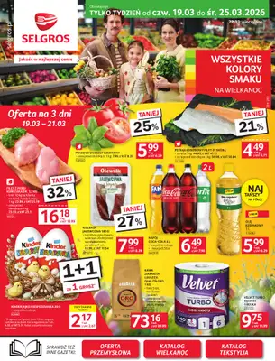 Selgros - gazetka promocyjna Oferta spożywcza od czwartku 19.03 do środy 25.03