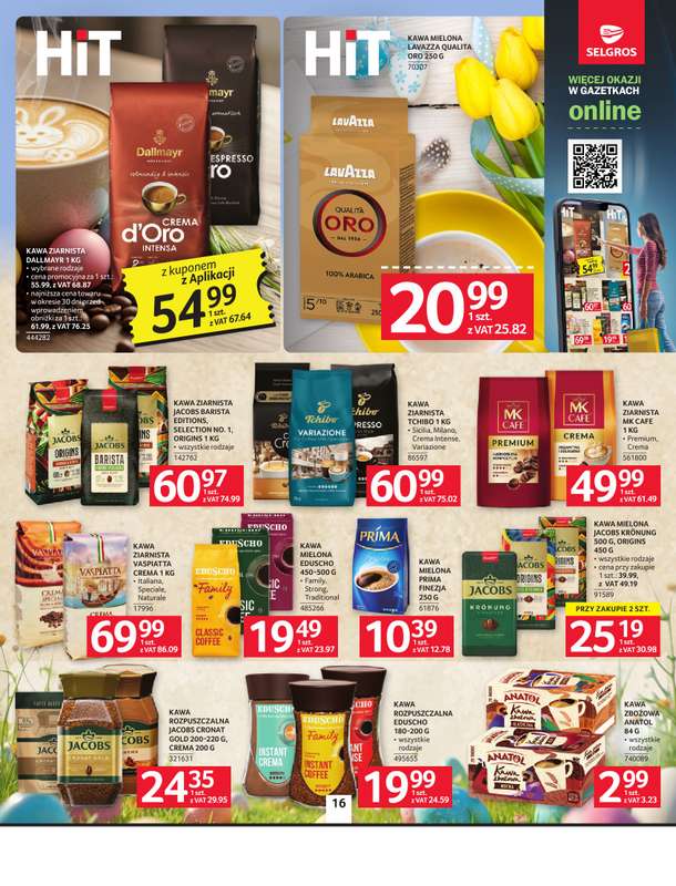Selgros - gazetka promocyjna Oferta spożywcza od czwartku 19.03 do środy 25.03 - strona 16