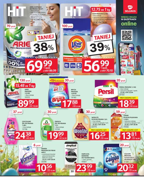 Selgros - gazetka promocyjna Oferta spożywcza od czwartku 19.03 do środy 25.03 - strona 30