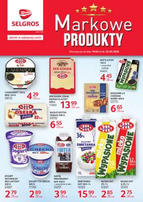 Selgros - gazetka promocyjna Markowe Produkty od czwartku 19.03 do środy 25.03