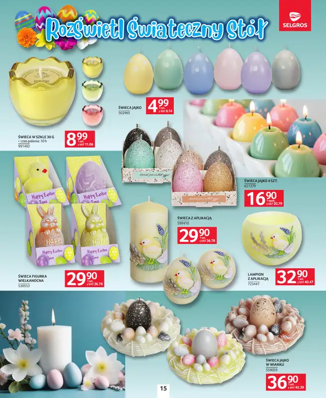 Selgros - gazetka promocyjna Katalog Wielkanoc od czwartku 19.03 do soboty 04.04 - strona 15